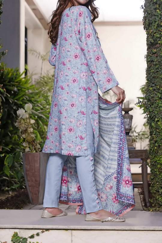 Daman Print Lawn`21 D#1325 (Grey)
