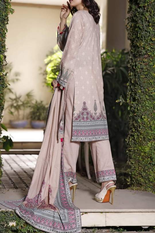 Daman Print Lawn`21 D#1328 (T Pink)