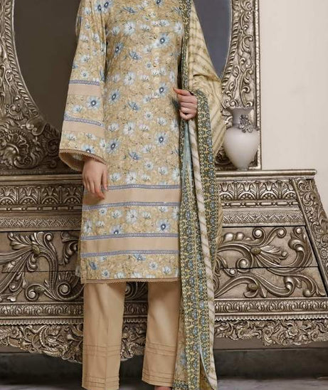 Daman Print Lawn`21 D#1325 (L Brown)