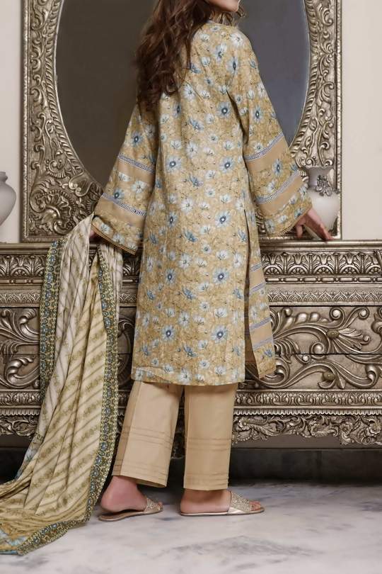 Daman Print Lawn`21 D#1325 (L Brown)