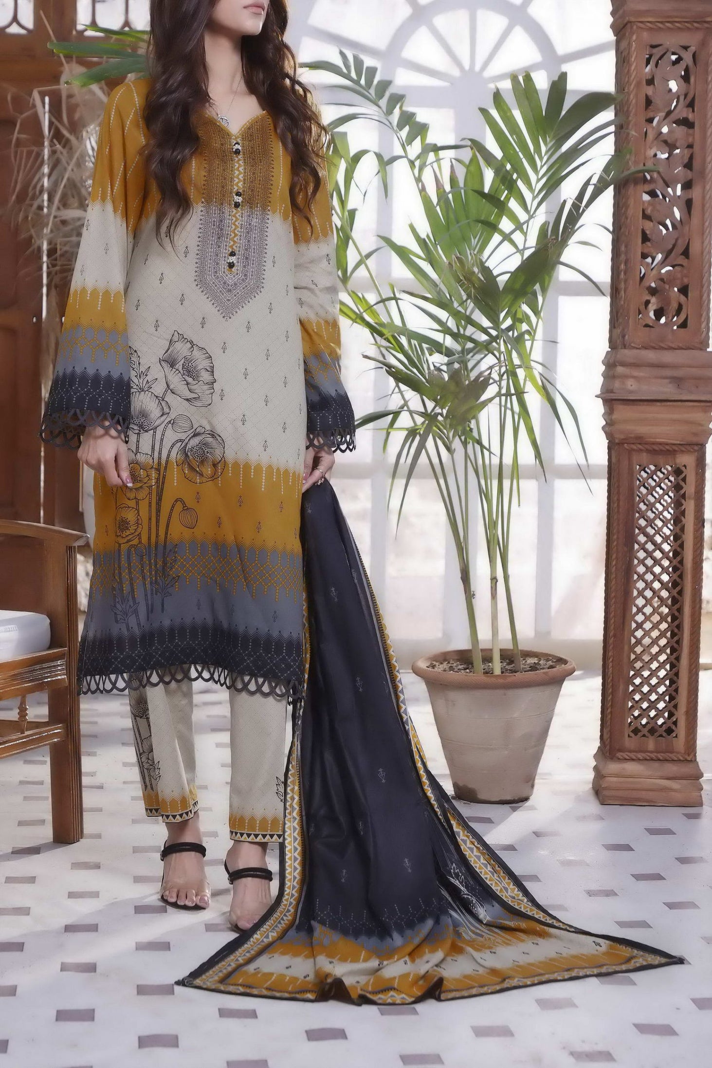 Daman Lawn'22 (Vol-2) D#1502 (D Grey)