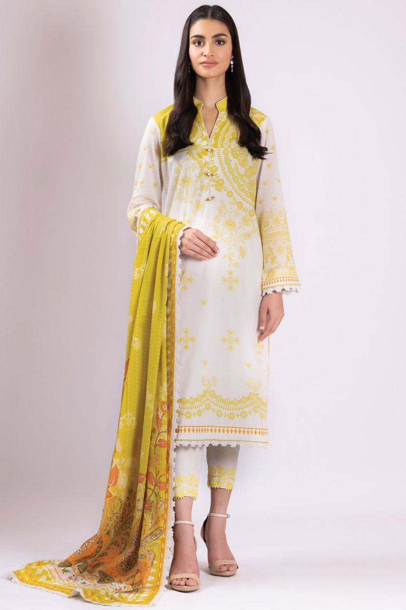 Al-Karam Spring Summer`22 (2 PC) SS#51.1 Yellow