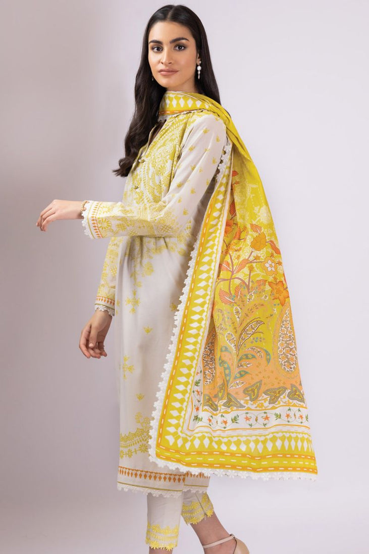 Al-Karam Spring Summer`22 (2 PC) SS#51.1 Yellow