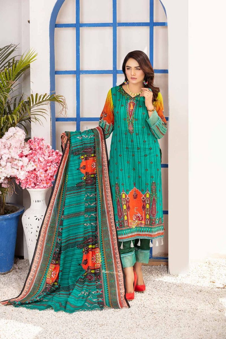 Sitara Sapna Lawn'21 D#5259 Green