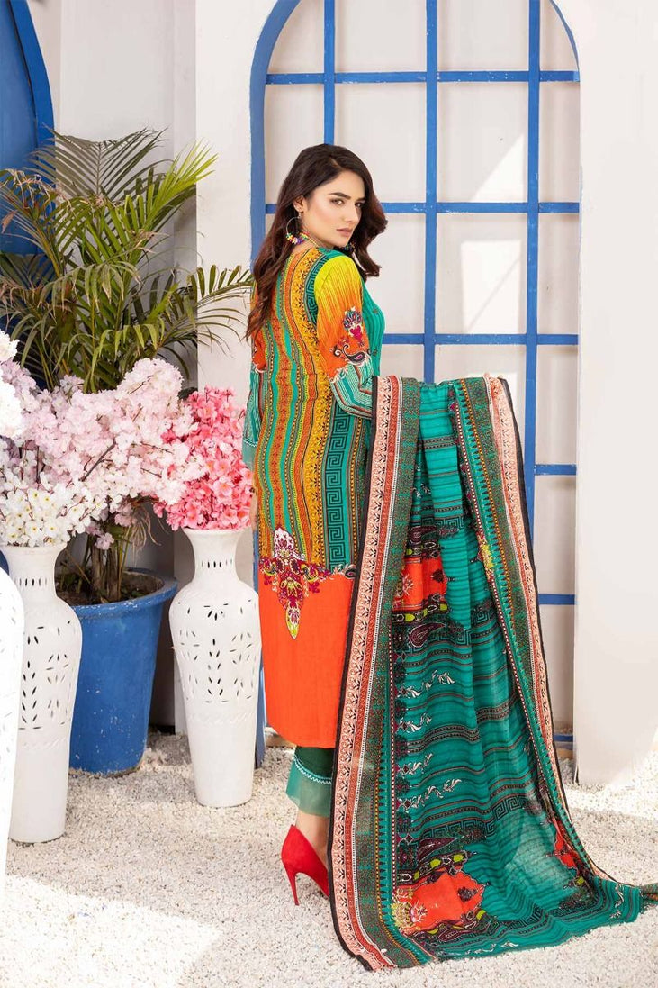 Sitara Sapna Lawn'21 D#5259 Green