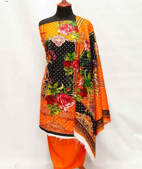 AL-Hamra Gul Linen'19 D#554 Orange