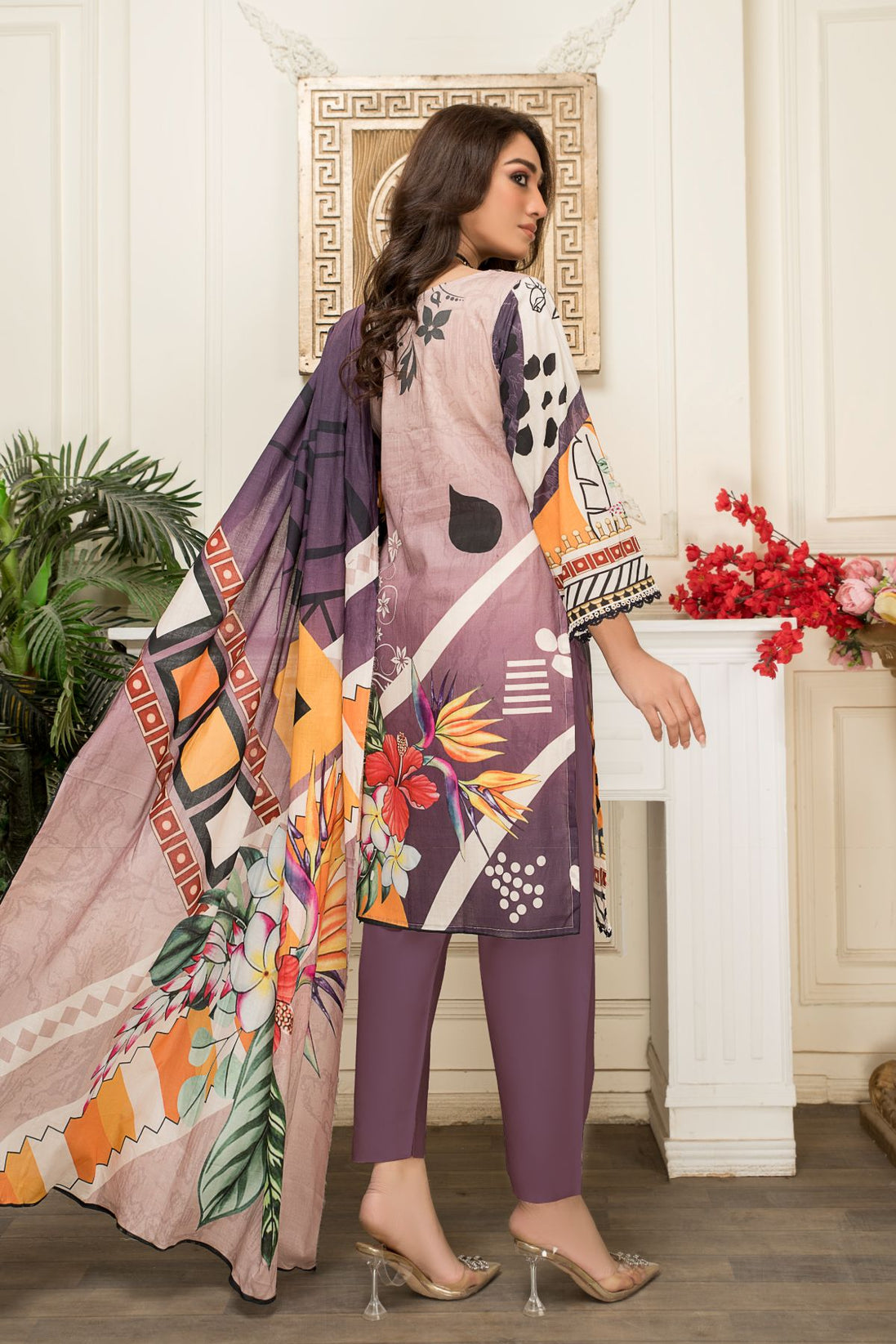 Sitara Universal D/Lawn`22 D# 55 L Purple
