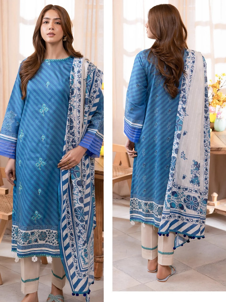 Zellbury Print Lawn'24 WUS#21026