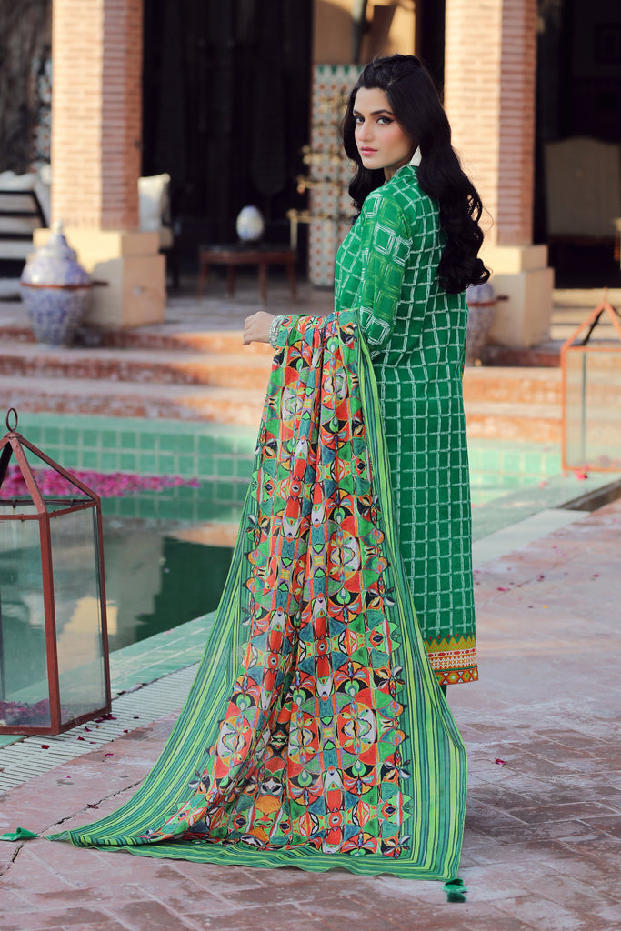 Lakhany Komal Lawn`22 D#2028 Sea Green