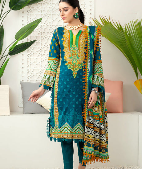 Al Zohaib Monsoon Lawn'22 D#7053 Zink