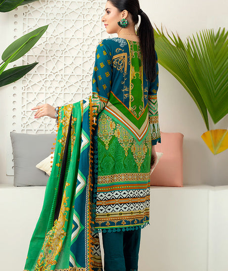 Al Zohaib Monsoon Lawn'22 D#7053 Zink
