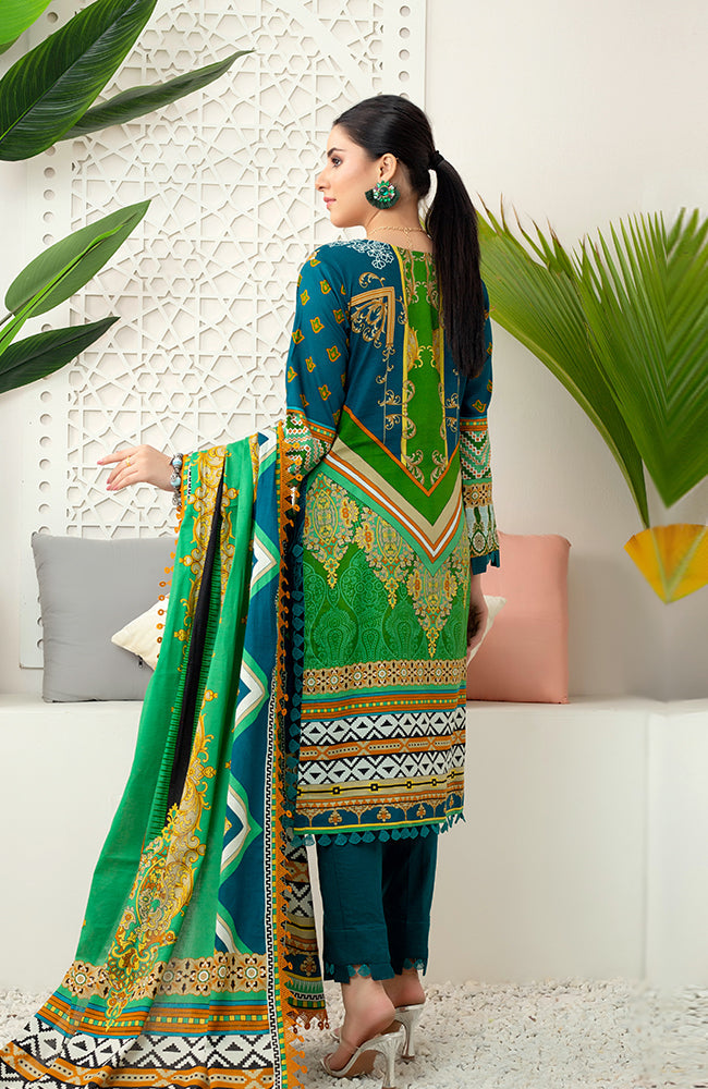 Al Zohaib Monsoon Lawn'22 D#7053 Zink