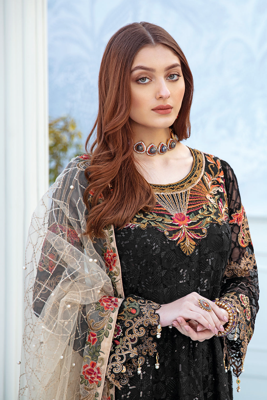 Ramsha Chevron L/Chiffon`22 D#208 (Vol-2)