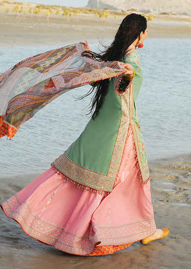 Hussain Rehar Ragoli S/S Luxury Lawn'22 Shat D#164