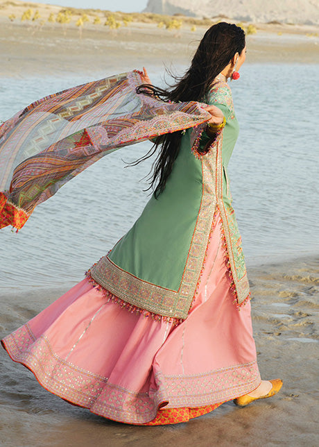 Hussain Rehar Ragoli S/S Luxury Lawn'22 Shat D#164