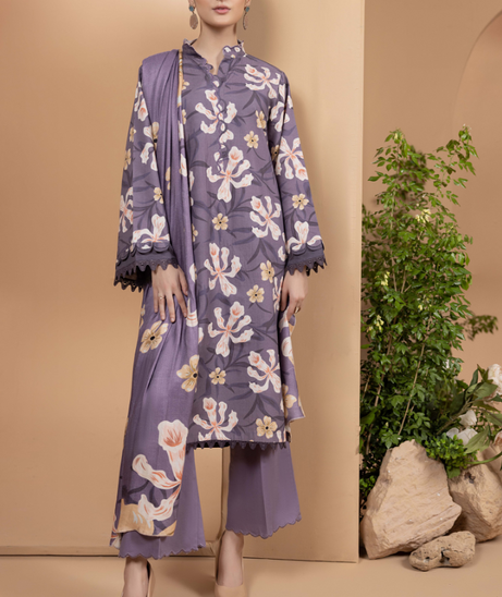 Hamdam Zara Khaddar W/Shawl'24 D#5