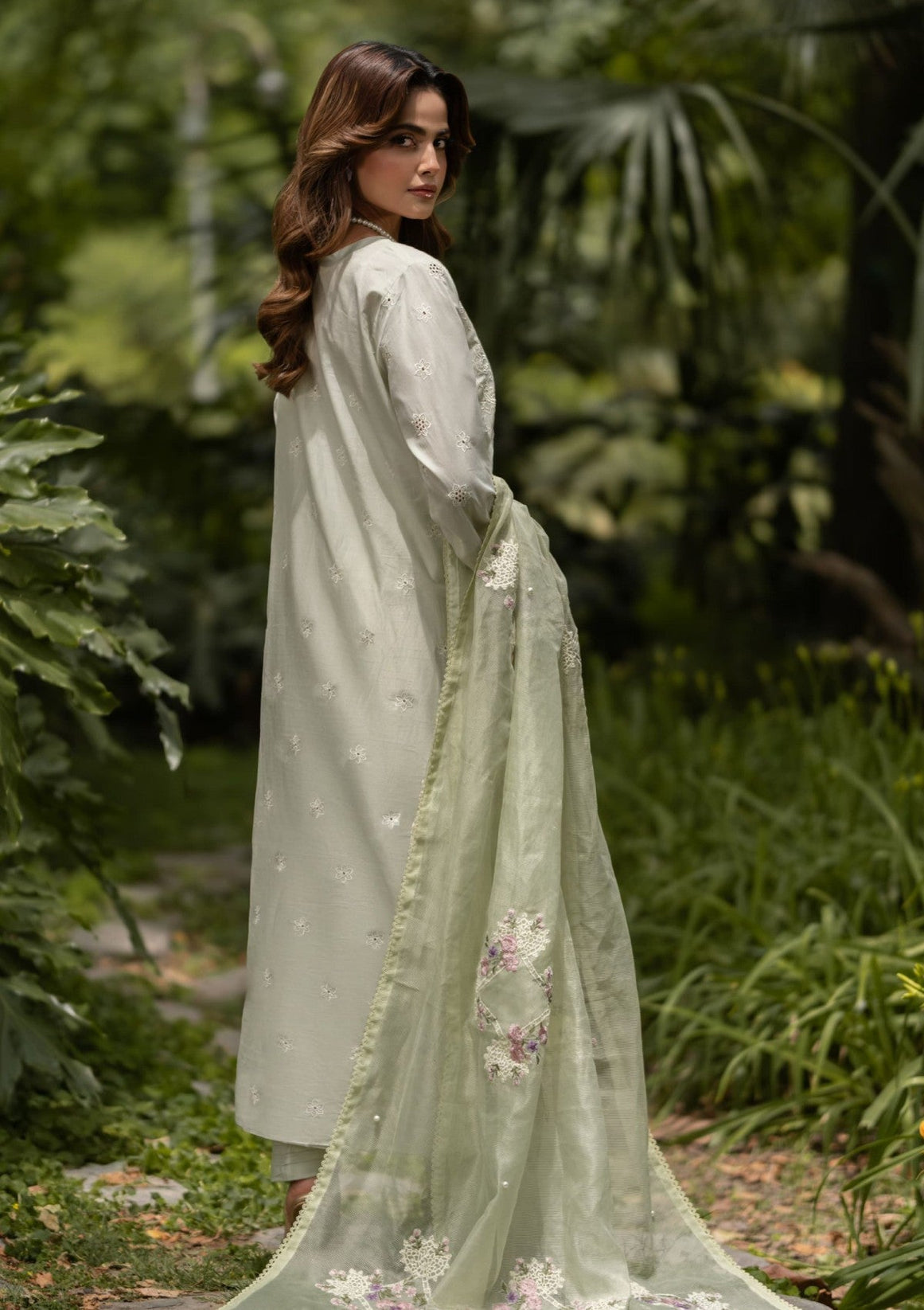 Thames Reet Emb Lawn`25 D # 07 Sky Blue