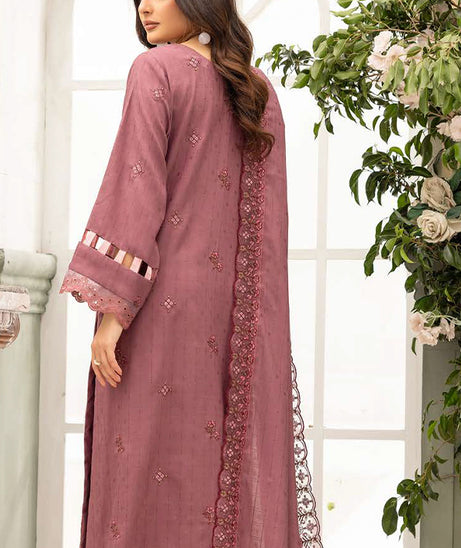 Shaista Festive Emb Peach'26 D#113