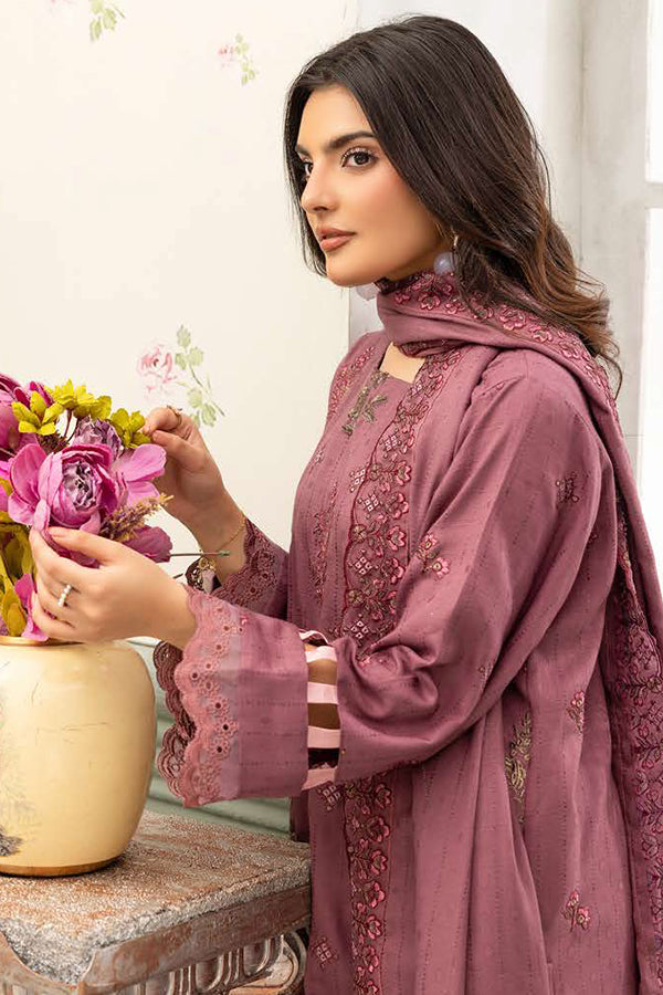 Shaista Festive Emb Peach'26 D#113