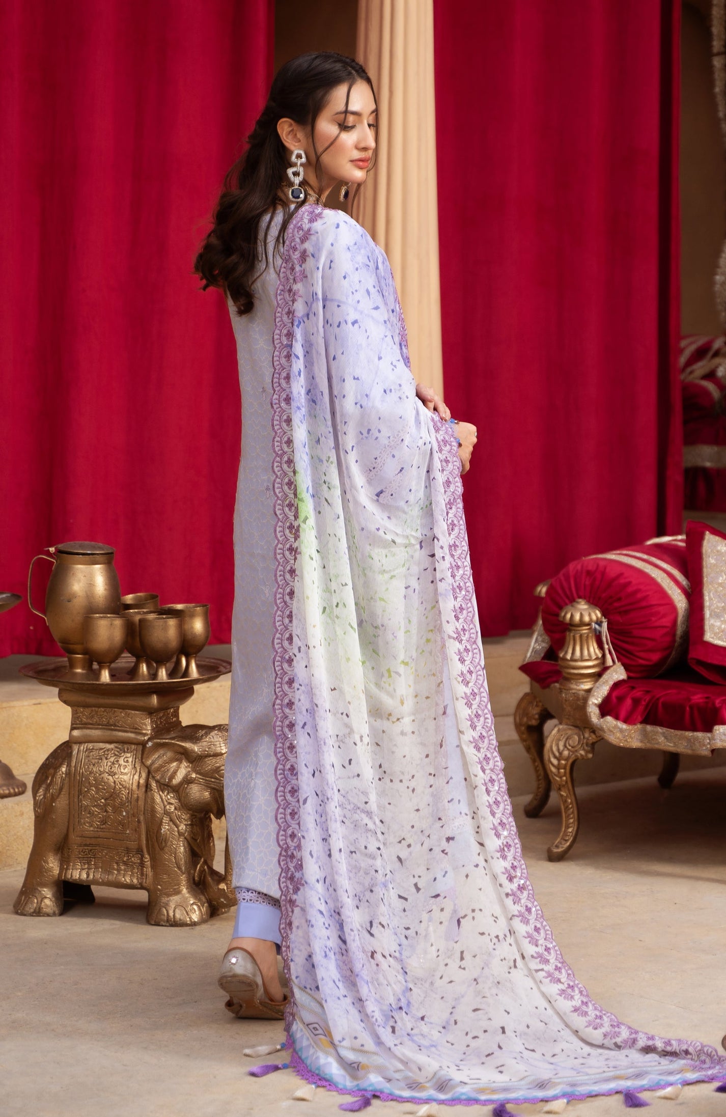 Al Zohaib S/Shine Eid Lawn`24 D#8