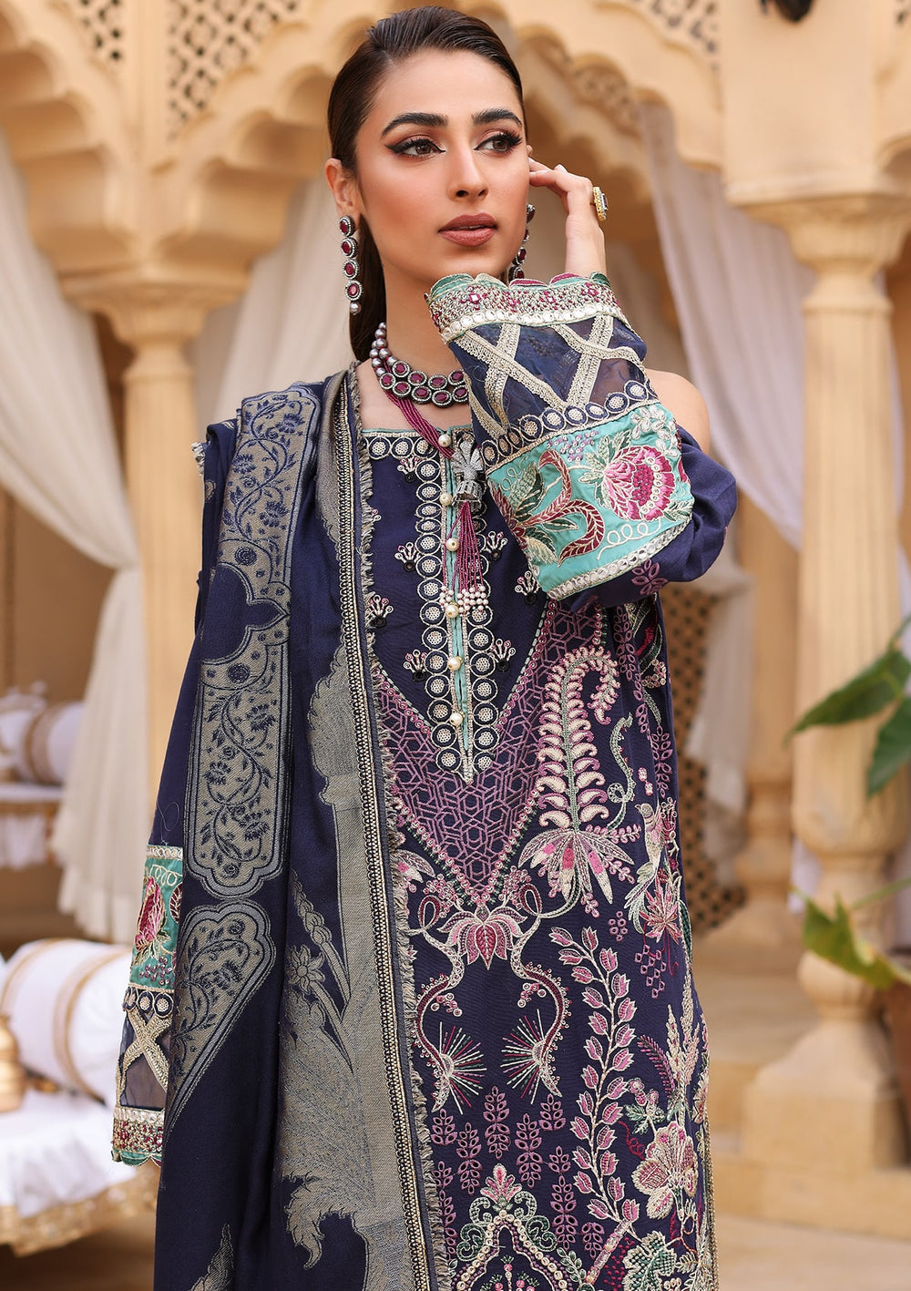 Elaf Luxury Winter Collection'22 ELW#10 B (Dusk)