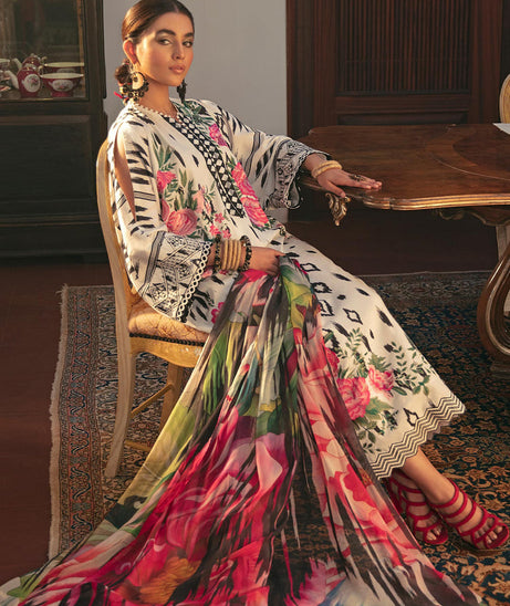 Mahgul Sabzwari Luxury Lawn`22 MLC#12