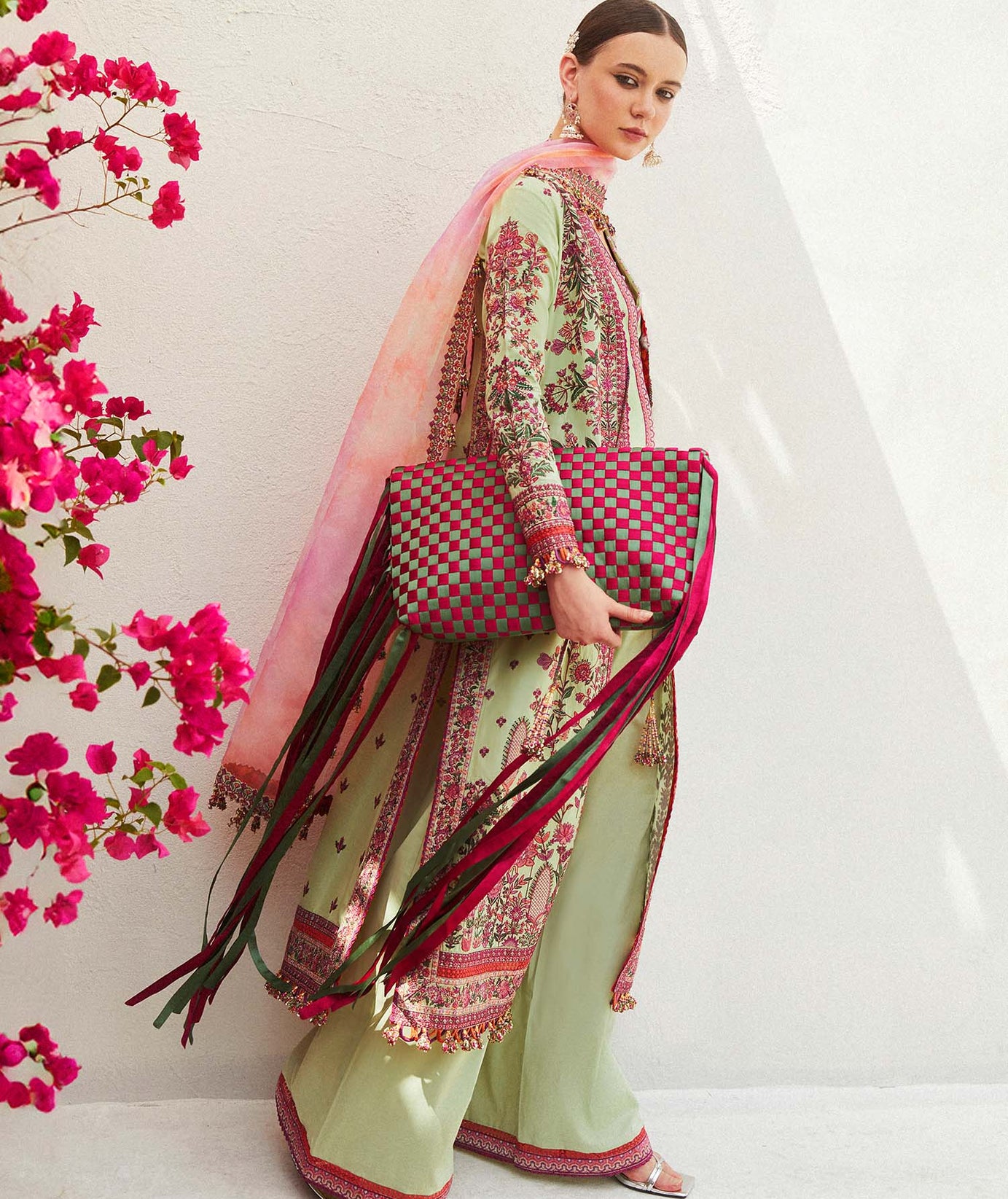Hussain Rehar Eid Luxury Lawn SS/ 24 EIRA D#463