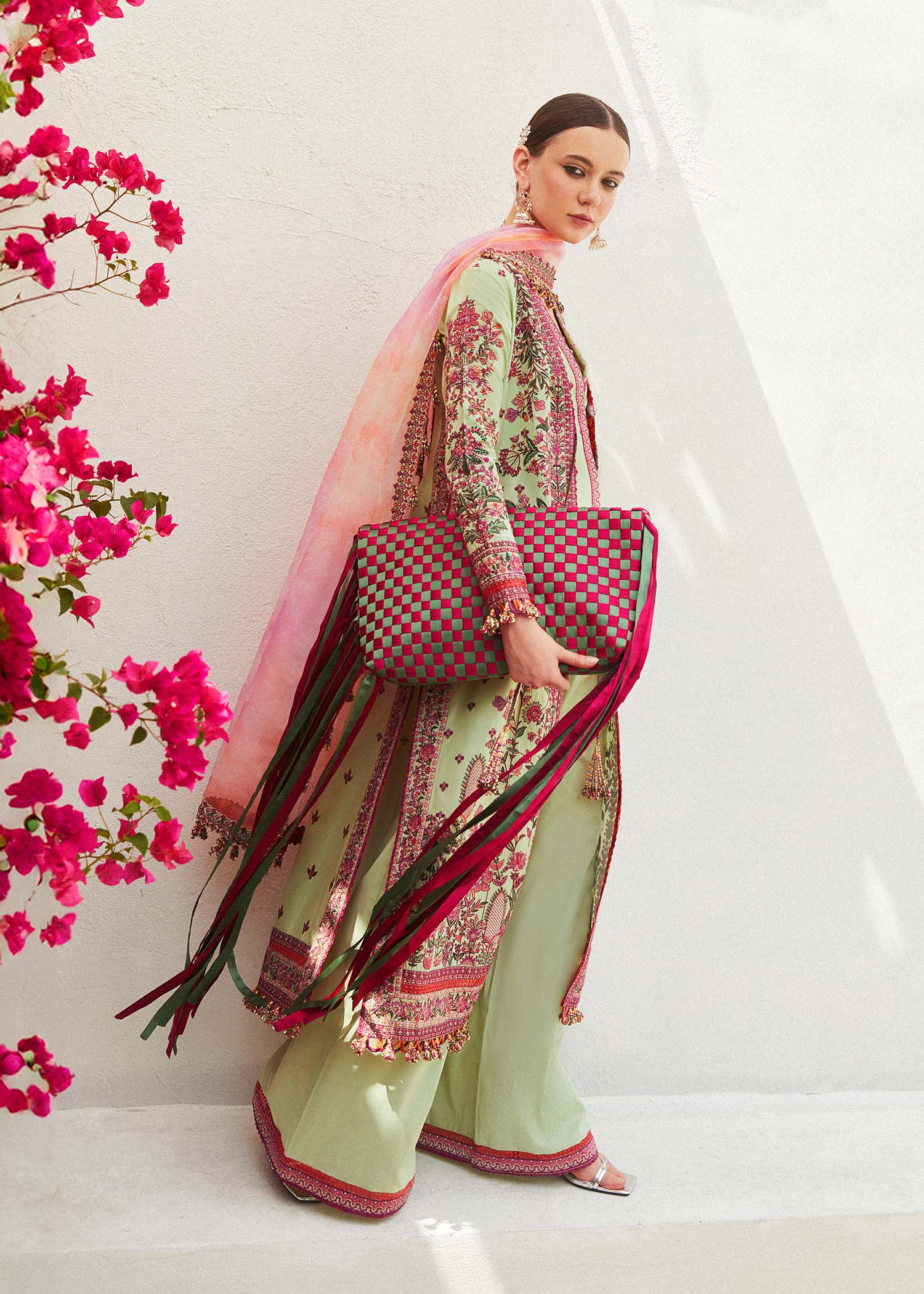 Hussain Rehar Eid Luxury Lawn SS/ 24 EIRA D#463