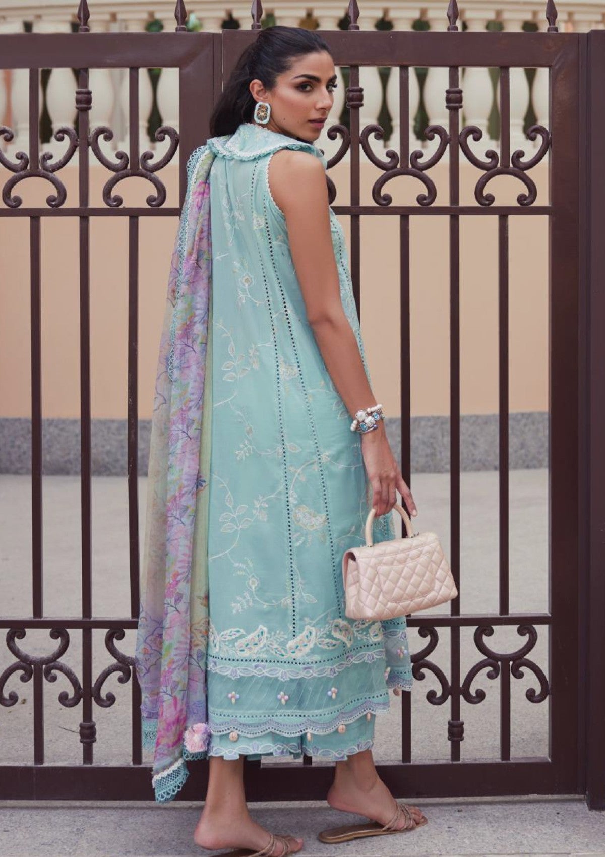 Farah Talib Aziz WES Luxury'25 FTL25#07 - Alice Aqua