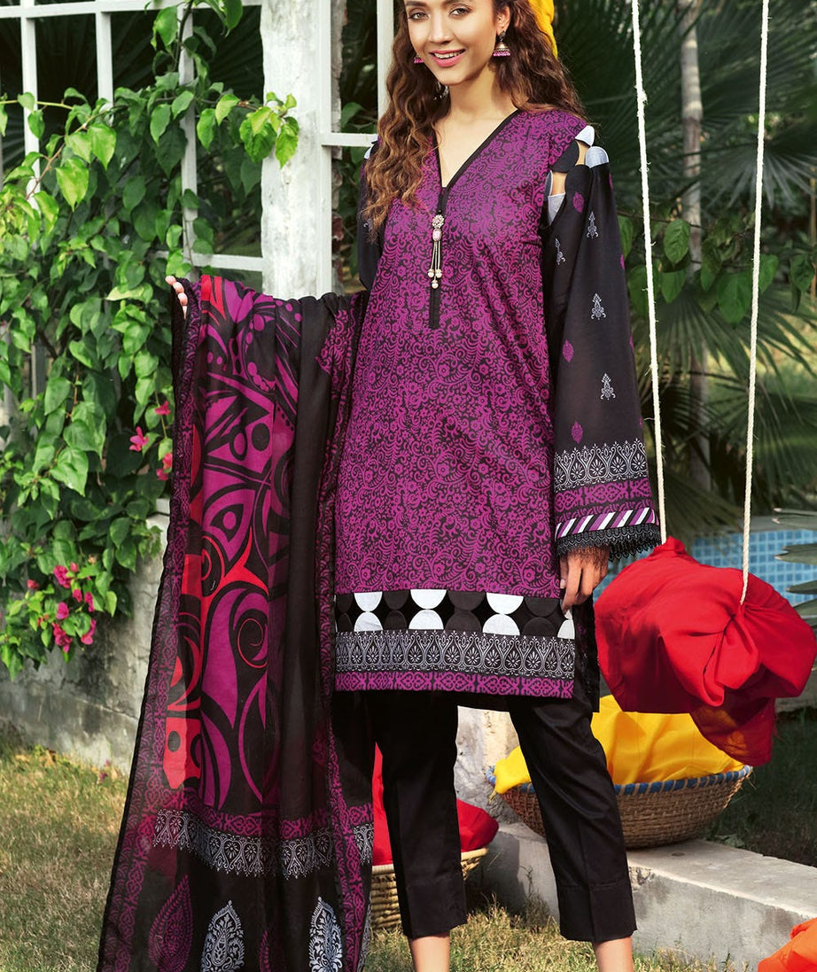 Gul Ahmed Emb Lawn'21 CL-1180 A