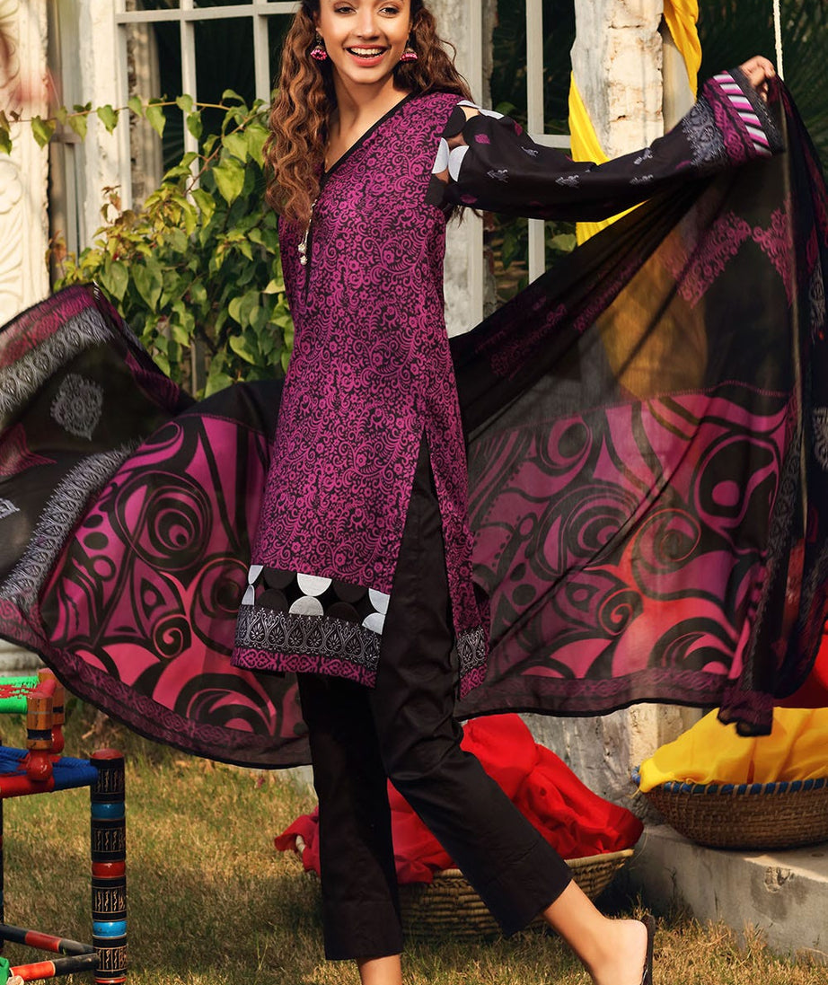 Gul Ahmed Emb Lawn'21 CL-1180 A