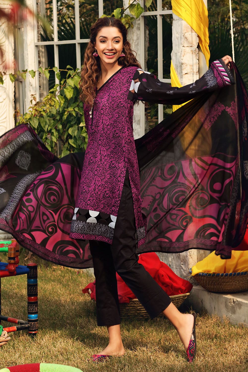 Gul Ahmed Emb Lawn'21 CL-1180 A