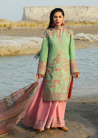 Hussain Rehar Ragoli S/S Luxury Lawn'22 Shat D#164