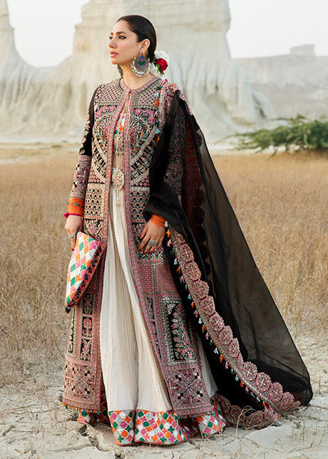 Hussain Rehar Ragoli S/S Luxury Lawn'22 Saheg D#168