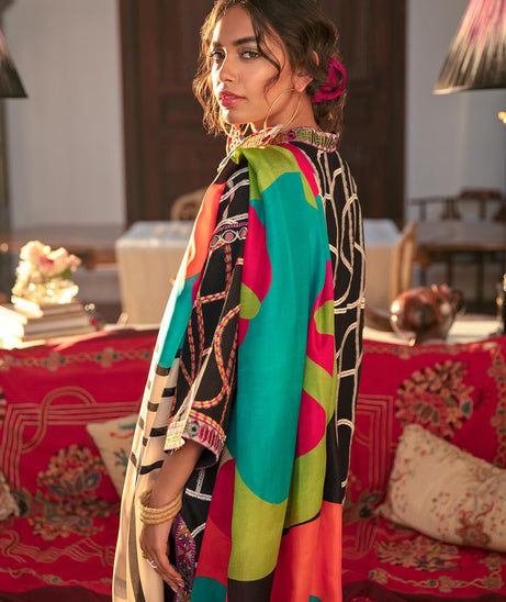 Mahgul Sabzwari Luxury Lawn`22 MLC#13