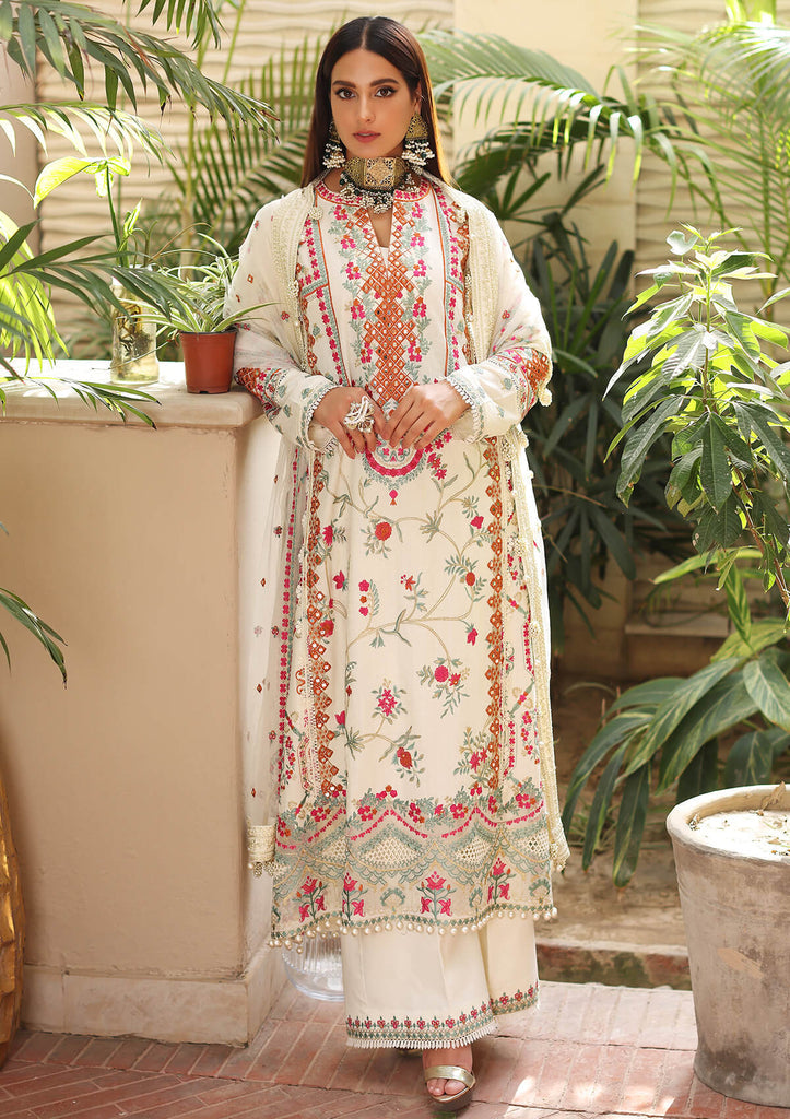 Manara X Kahf Luxury Lawn'22 KML#1-A Gul-e-Chandni