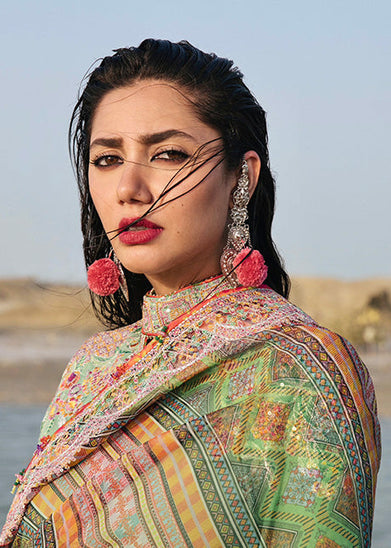 Hussain Rehar Ragoli S/S Luxury Lawn'22 Shat D#164