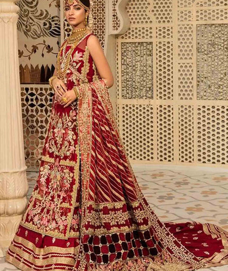 CRIMSON | Wedding Unstitched Collection '22 D# SCARLET - 2A