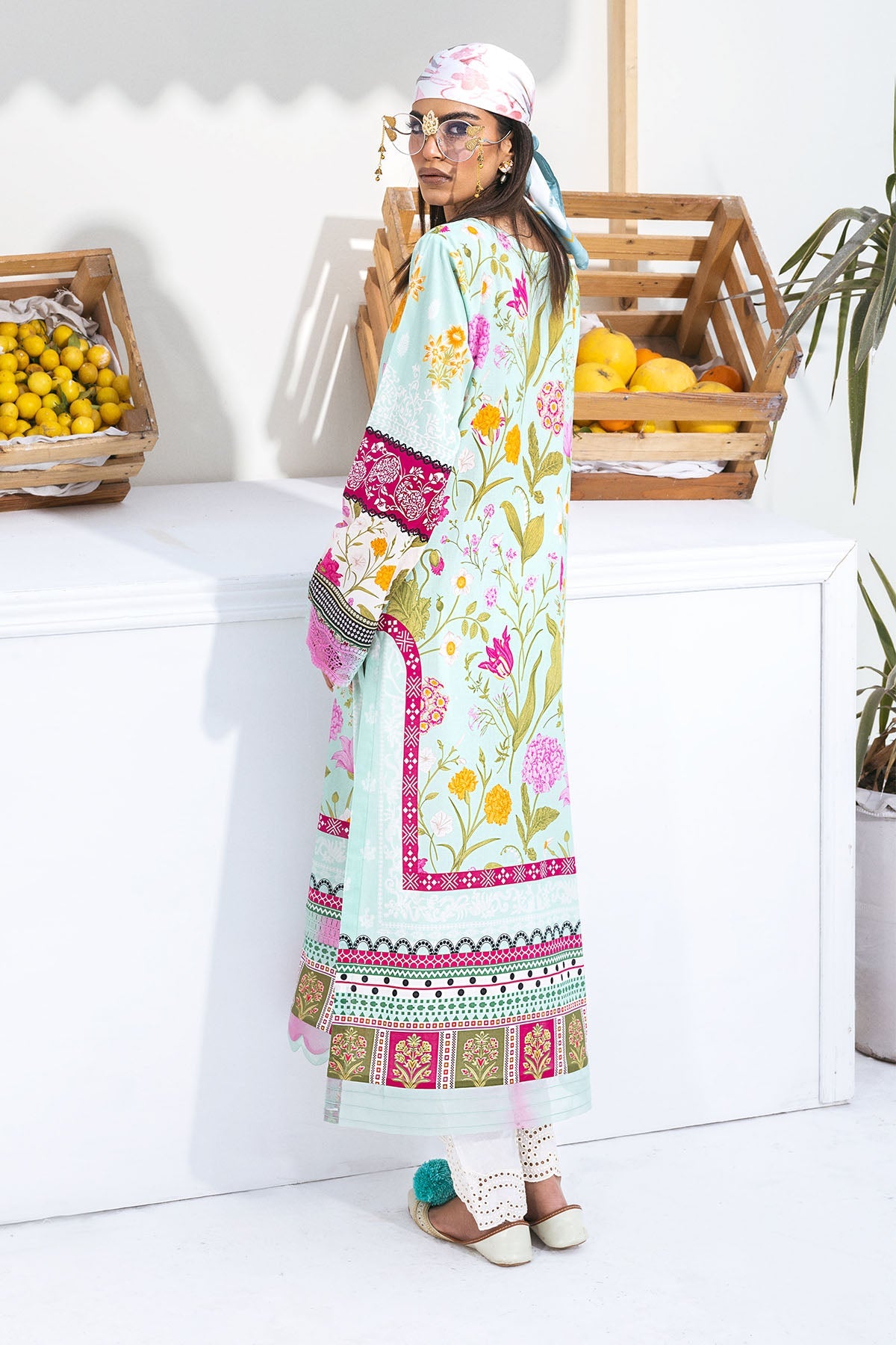 RA Nureh Girl Lawn Shirt`24 NGL#04