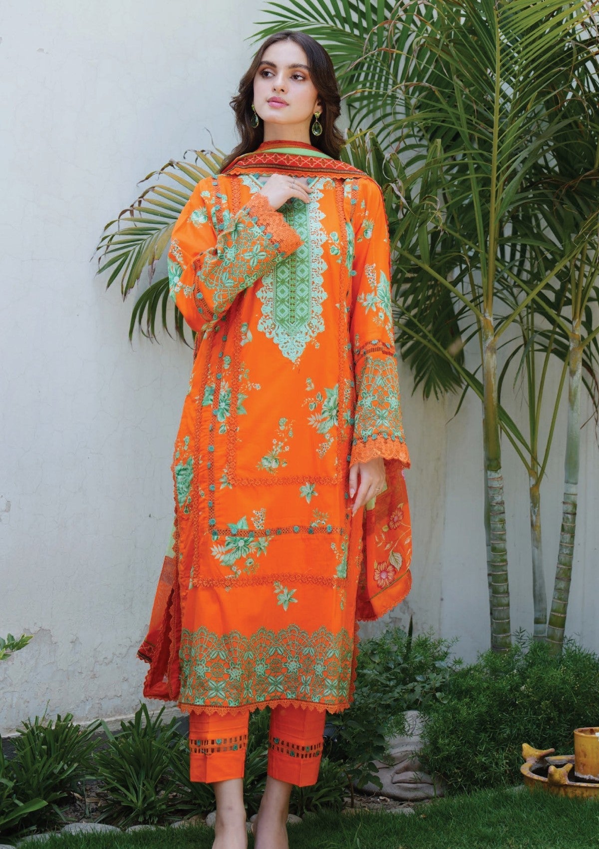 Meerak Summer Wine Lawn'25 (Arancia)