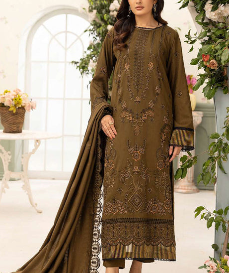 Shaista Festive Emb Peach'26 D#114