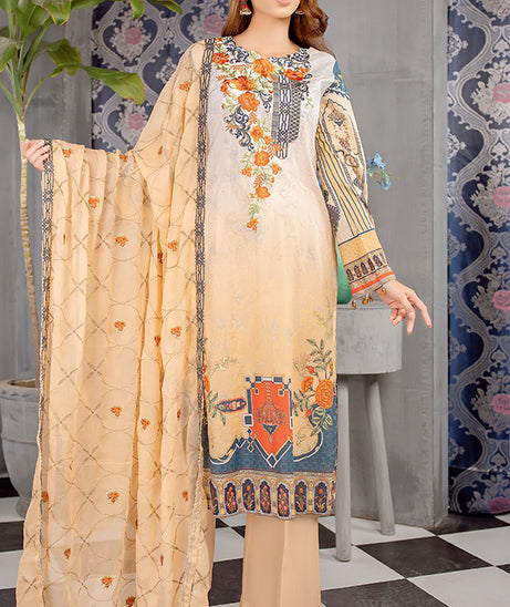 Zebaish Exclusive Emb Lawn`20 D#6