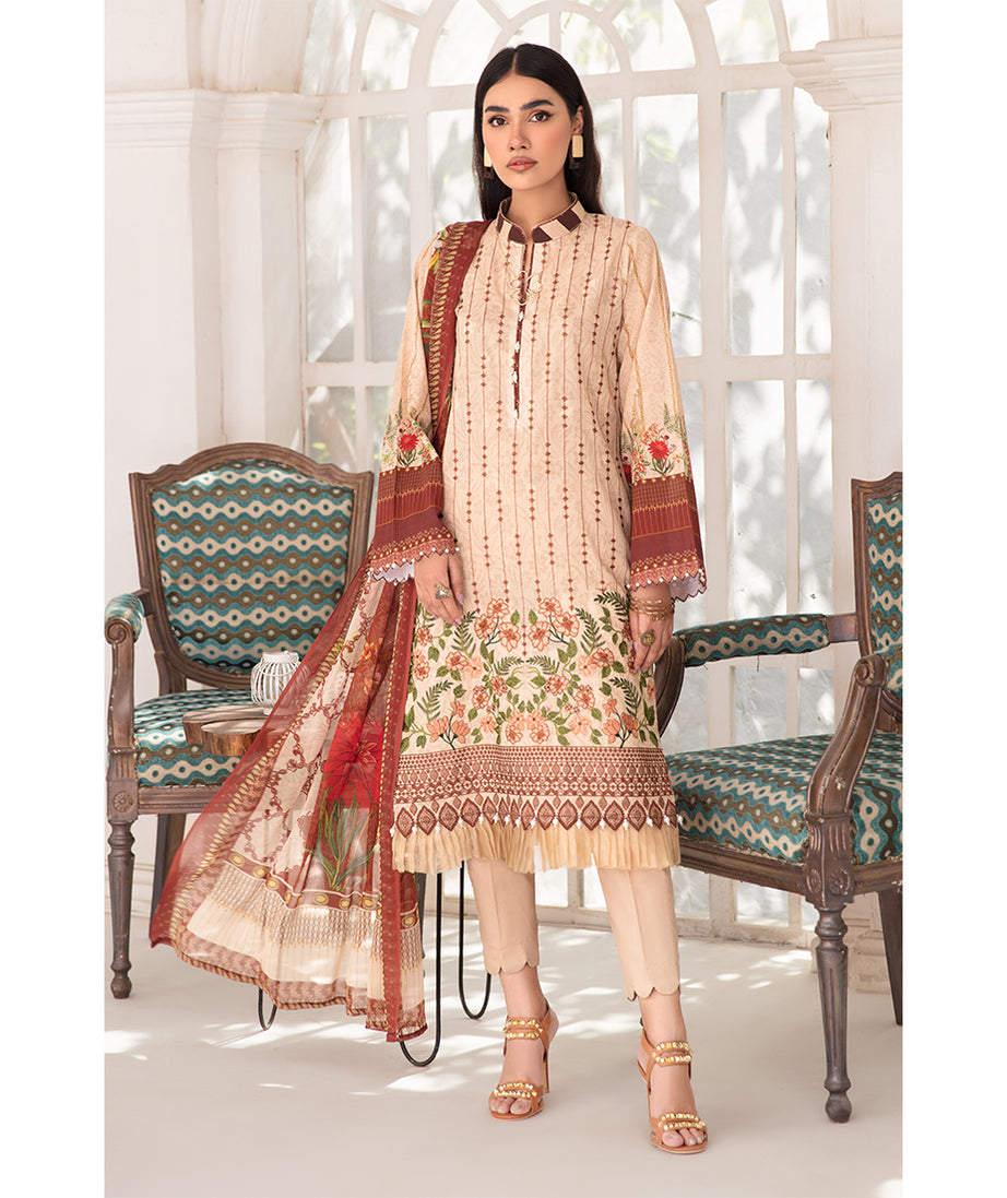 Banafsheh Luxury Lawn`22 D#06