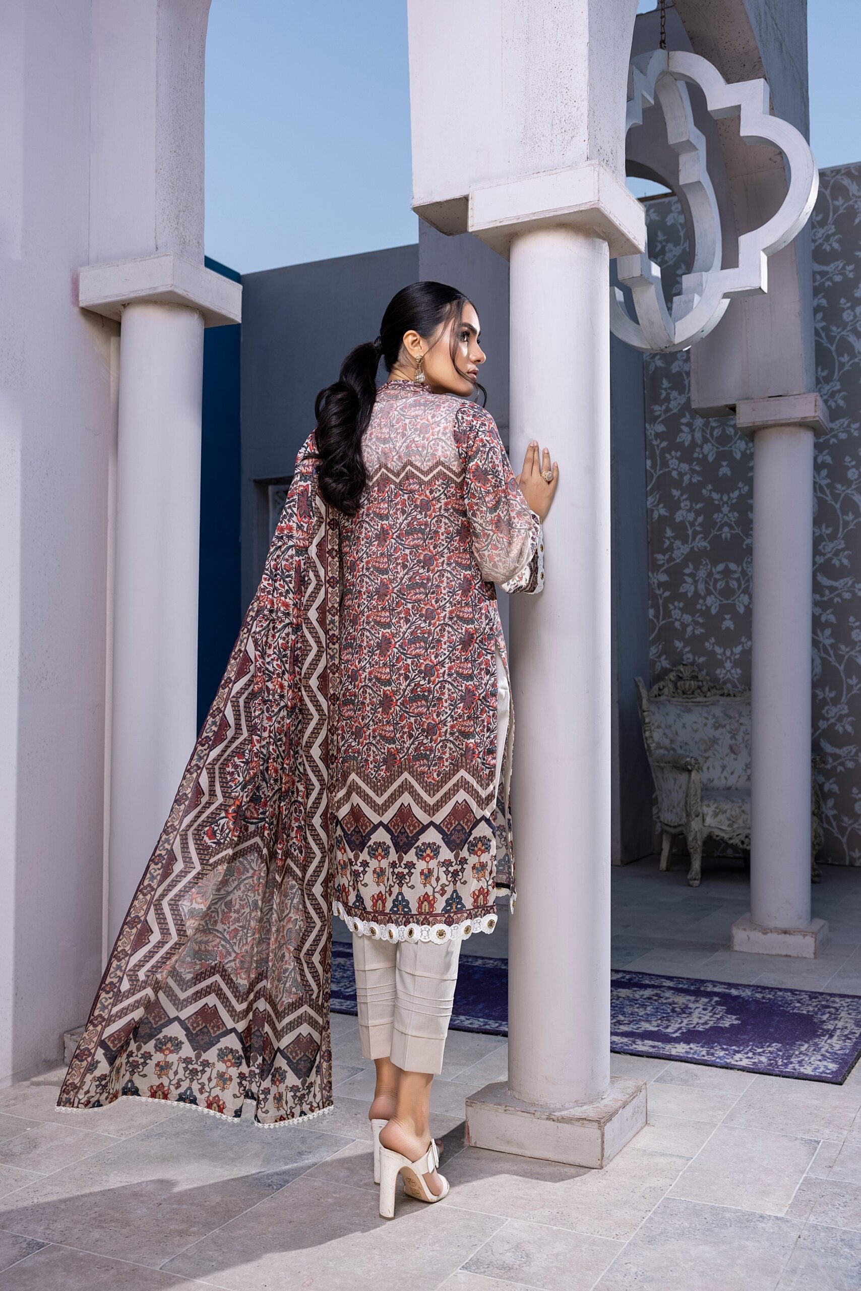 Salina Digital Print Lawn'22 Vol-2 Fawn