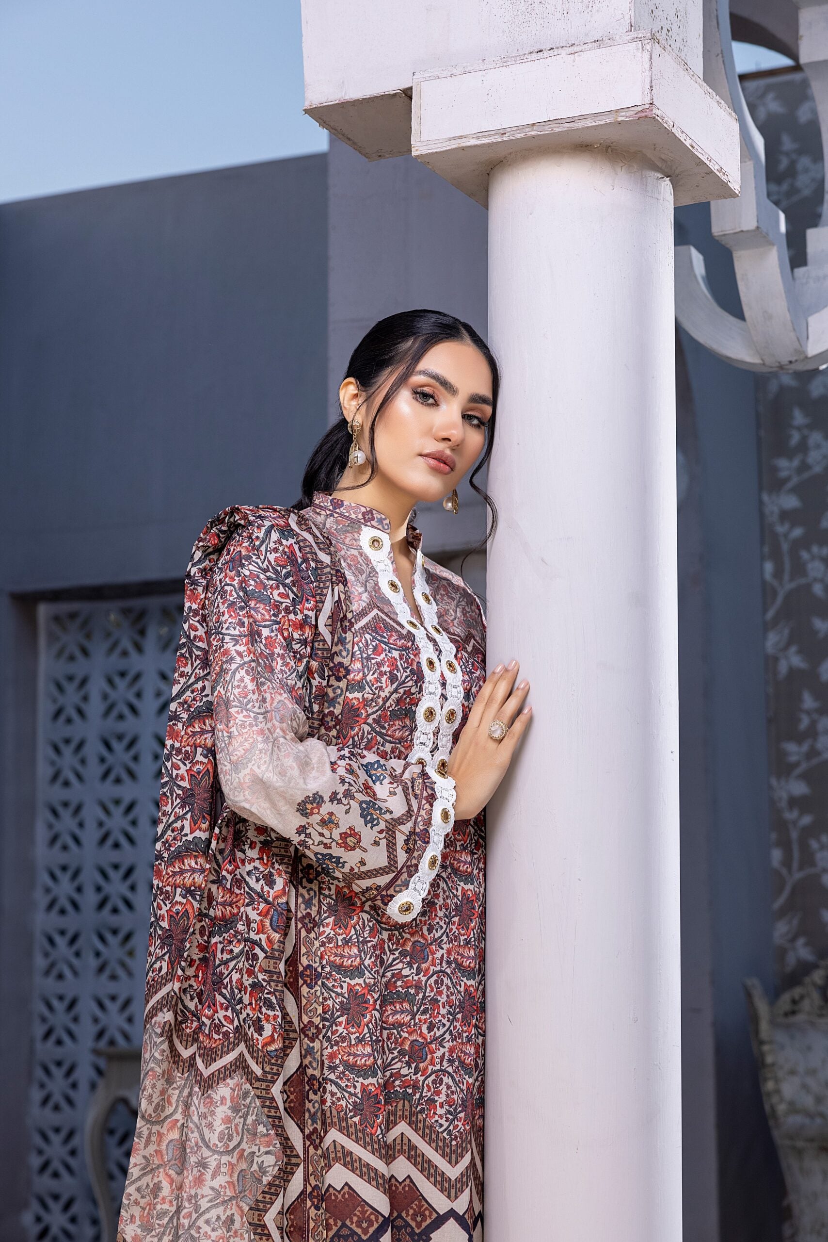 Salina Digital Print Lawn'22 Vol-2 Fawn