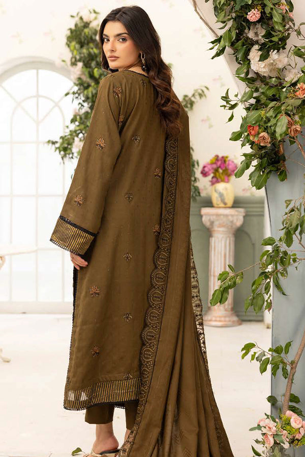 Shaista Festive Emb Peach'26 D#114