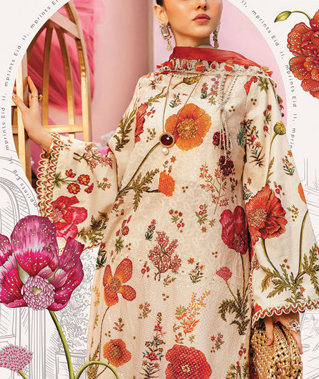 M Prints Unstitched Eid Edit'25 D#7-A