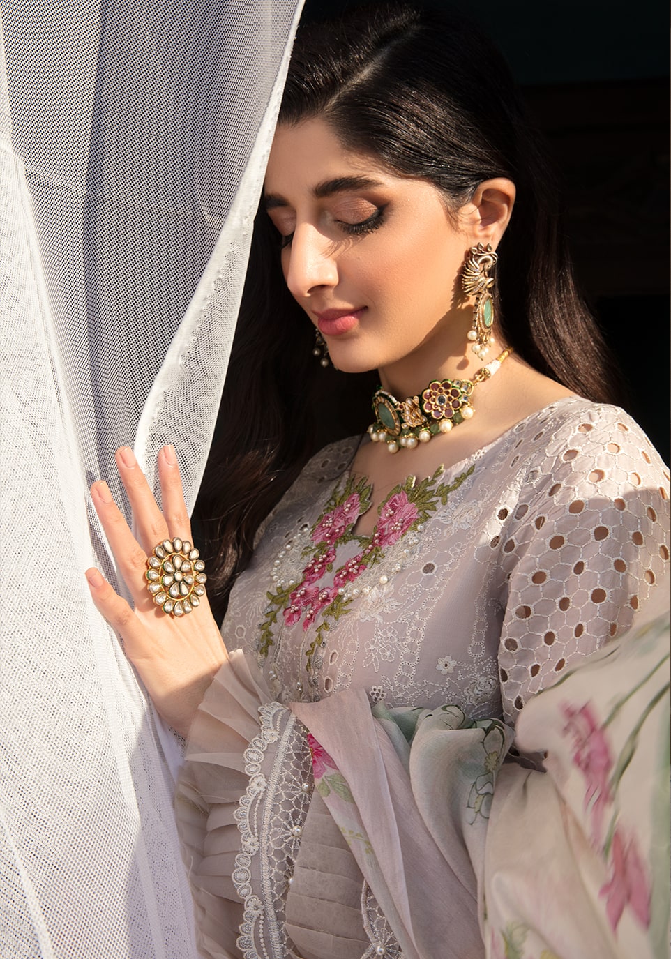 Elaf Festive Chikankari Collection'22 EFC#01 Heritage