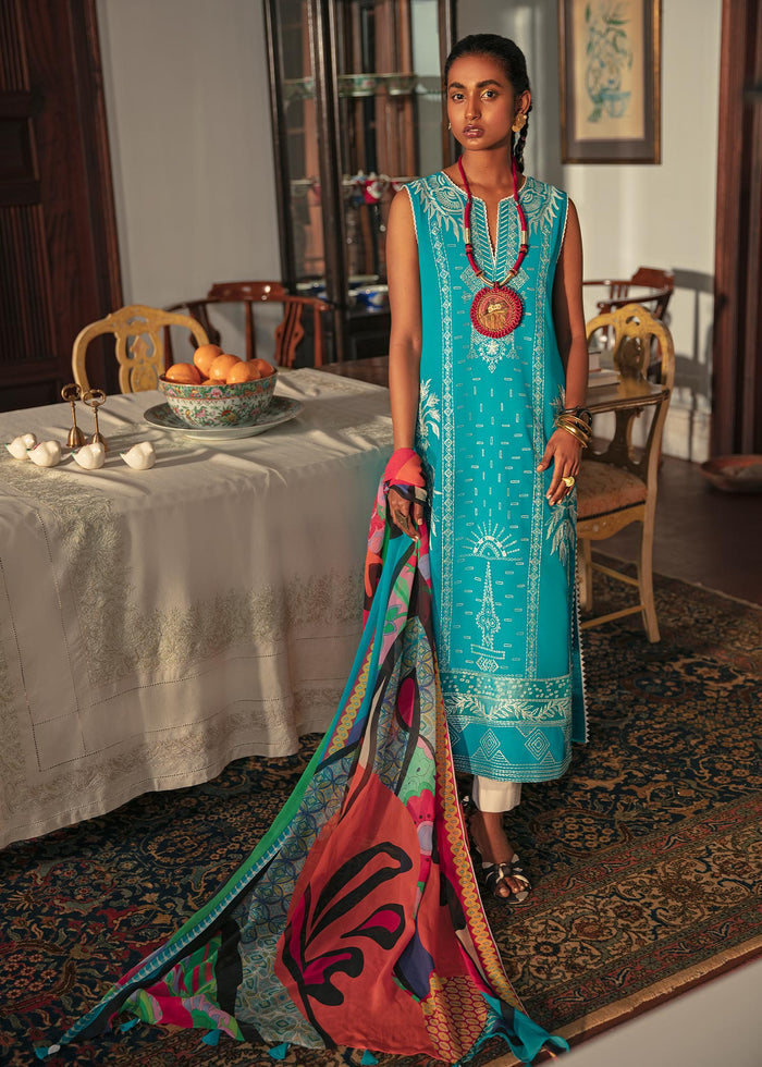 Mahgul Sabzwari Luxury Lawn`22 MLC#15