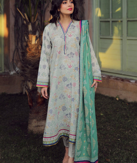Lakhany Komal Lawn`22 D#2027 Grey